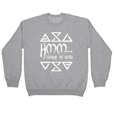 Hmm... - Geralt of Rivia Crewneck Sweatshirt